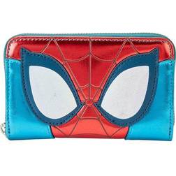 Loungefly Spider-Man Shine Cosplay Zip-Around Wallet red