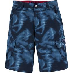 Levi's Boy's Cargo Shorts - Tie Dye Blue