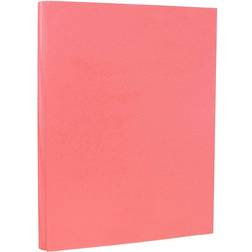 Jam Paper Vellum Bristol 67lb Cardstock 8.5 x 11 Coverstock 147 GSM Cherry 50 Sheets/Pack