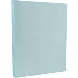Jam Paper Vellum Bristol 67lb Cardstock 8.5 x 11 Coverstock 147 GSM Blue 50 Sheets/Pack