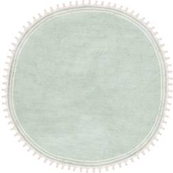 Safavieh Easy Care Round White, Blue, Turquoise 48"