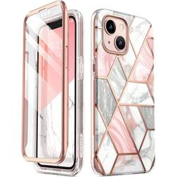 Supcase Cosmo Series 360 Degree Bumper Protective Glitter Case with Screen Protector for iPhone 13