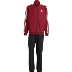 Adidas 3-Stripes Woven Tracksuit - Shadow Red/Black