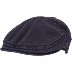 Stetson Paradise Cotton Black UV Skydd Gubbkeps/Flat Cap