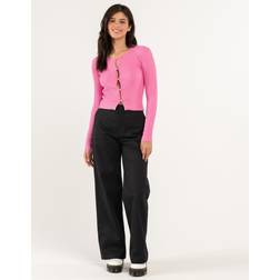 Dickies Womens Wide Leg Trousers Black