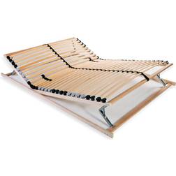 vidaXL Slatted Bed Base with 28 Slats Sängram 140X200cm