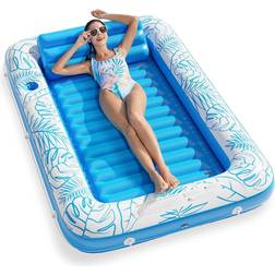 Inflatable Tanning Pool Lounger Float