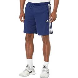 Adidas Train Essentials Pique 3-Stripes Training Shorts - Dark Blue/White