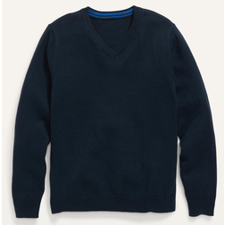 Old Navy Boy's Solid V-Neck Sweater - Ink Blue