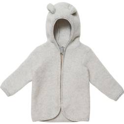 Huttelihut Jackie Ears Wool Cardigan - Light Grey (3810WLGM)