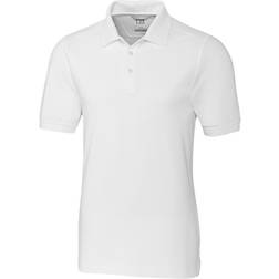 Cutter & Buck Men's Advantage Tri-Blend Pique Polo Shirt - White
