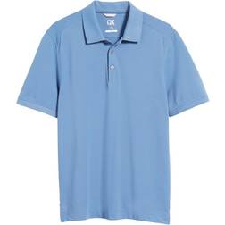 Cutter & Buck Men's Advantage Tri-Blend Pique Polo Shirt - Sea Blue