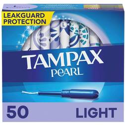 Tampax Pearl Tampons Light Unscented 50-pack