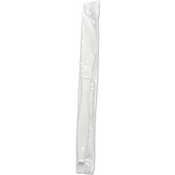 Boardwalk Heavyweight Wrapped Polypropylene Cutlery, Knife, White, 1000/Carton