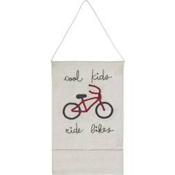 Lorena Canals Wall Pocket Hanger "Cool Kids Ride Bikes"