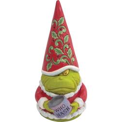 Enesco Jim Shore Dr. Seuss The Grinch Gnome with Who Hash Figurine 8"