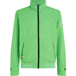 Tommy Hilfiger Garment-Dyed Funnel Neck Jacket - Spring Lime