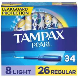 Tampax Pearl Light/Regular Unscented 34-pack