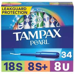 Tampax Pearl Super/Super Plus/Ultra Unscented 34-pack