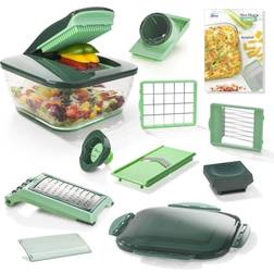 Genius Nicer Dicer 27061 Chef, Set 15-tlg. grün Gemüseschneider