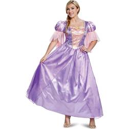 Disguise Damen Rapunzel Deluxe Erwachsene Klassisches Kostüm, violett