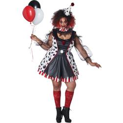 California Costumes Plus Size Women's Twisted Clown Costume