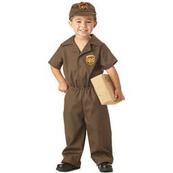 None Little Boys' UPS Guy Costume 4-6