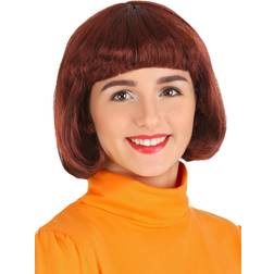 Jerry Leigh Women's Velma Scooby Doo Wig Brown
