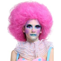 Candy Clown Costume Wig Pink