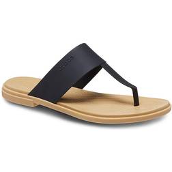 Crocs Women's Tulum Flip - Black/Tan