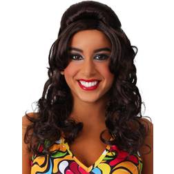 60's Gogo Mod Brunette Wig Brown