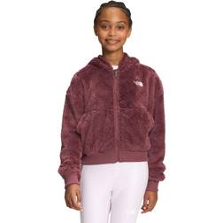 The North Face Girls' Suave Oso Full-Zip Hooded Wild Ginger