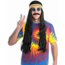 Forum Novelties Woodstock costume wig with headband black