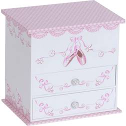 Mele & Co angel girl's wooden musical ballerina jewelry box