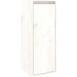 vidaXL white, 1 1/2x Pine Wall Cabinet