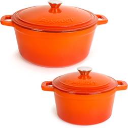 Berghoff Neo 4Pc Enameled Cookware Set with lid