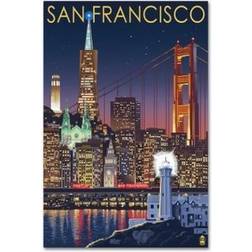 Trademark Fine Art Lantern Press 'Travel 98' Poster