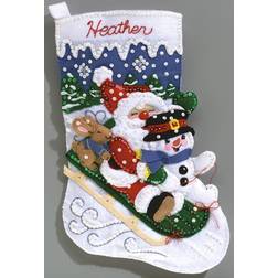 Janlynn 90-0051 Christmas Fun Felt Applique