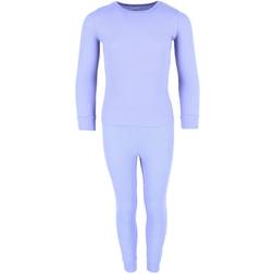 René Rofé girl's waffle thermal long underwear 2-piece set