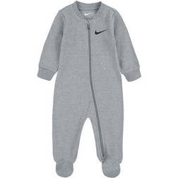 Nike Essentials Footed Coverall Baby Coverall in Grey, 0-3M 56K729-042 Grey 0-3M