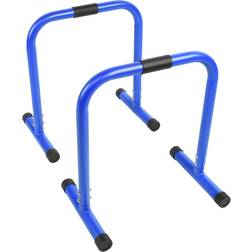 Gorilla Sports Push-up Stand Bar Parallettes Blau