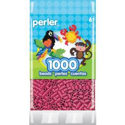 Perler striped beads 1,000/pkg-cherry -psbb05-15961