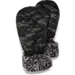 Muk Luks Quilted Frosted Sherpa Mittens