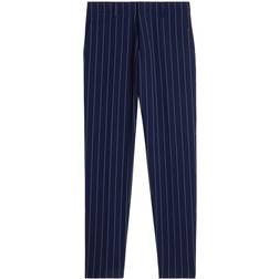 Ami Paris Striped wool gabardine suit blue