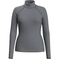 Smartwool Women's Thermal Merino Rib Turtleneck Charcoal