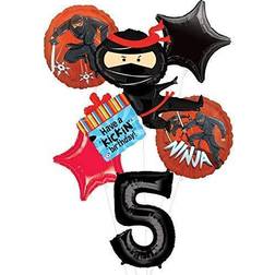 Mayflower products ninja birthday party supply have a happy kickin 5th birthday