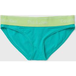 Calvin Klein Underwear WMNS SLIP women Panties Blue in Größe:XS