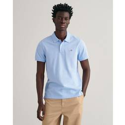 Gant Shield Pique Polo T Shirt Blue blue