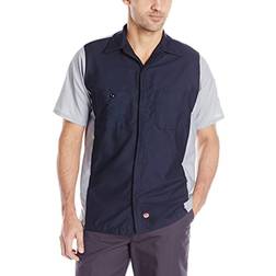 Red Kap Men's Navy/Grey Shirt, Navy