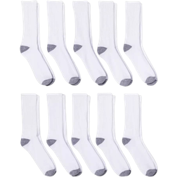Goodfellow & Co Men's Odor Resistant Crew Socks 10-pack - White
